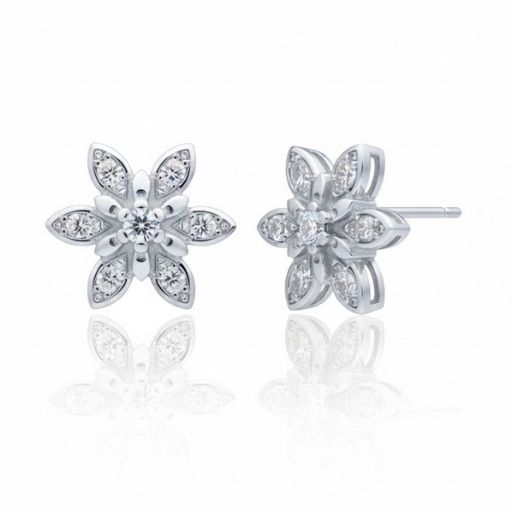 Aretes Flor Simple - Image 2
