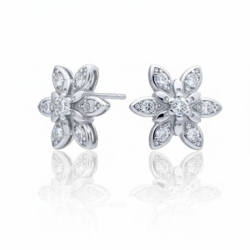 Aretes Flor Simple - Image 3