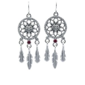 Aretes Mandala Roja