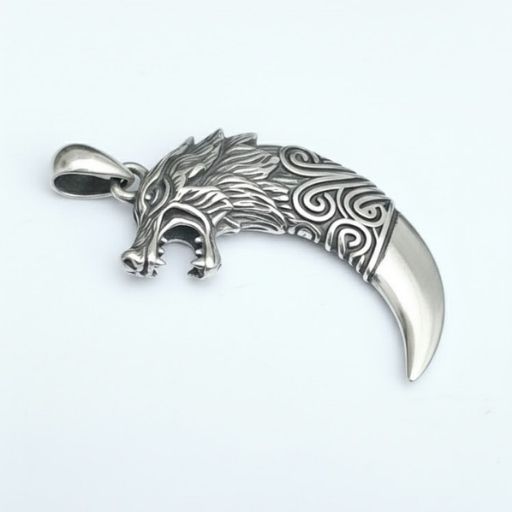 Dije Vikingo Colmillo de Lobo - Image 2