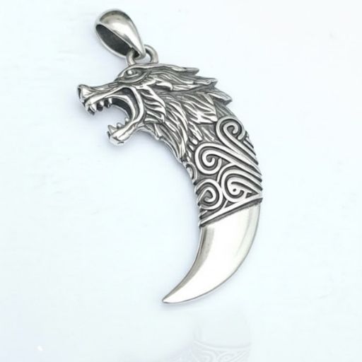 Dije Vikingo Colmillo de Lobo - Image 3