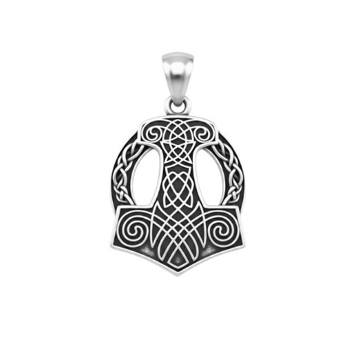 Dije Vikingo Martillo con Nudos