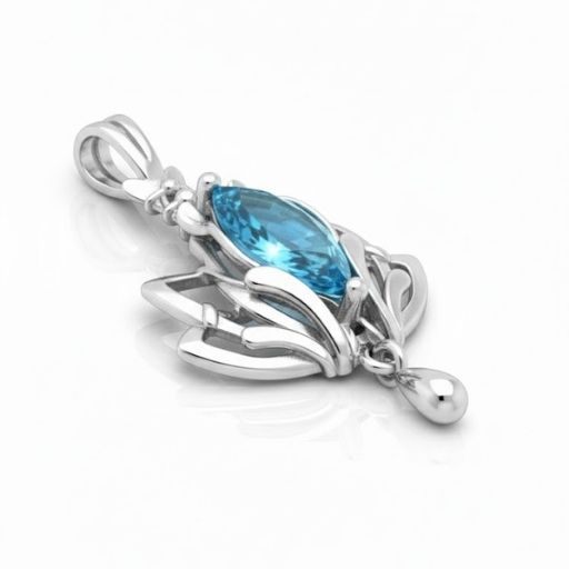 Cristal Dije Flor de loto - Image 2