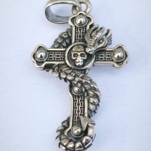 Dije Cruz con Serpiente