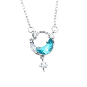 Collar Historia - Luna y estrella