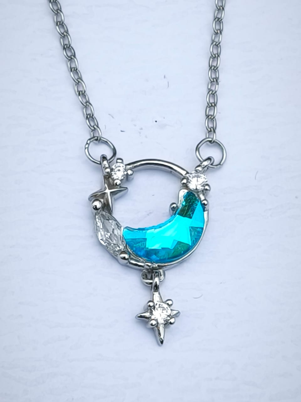 Collar Historia - Luna y estrella