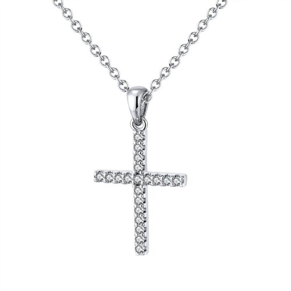 Collar Familia - Dije Cruz de Plata 925