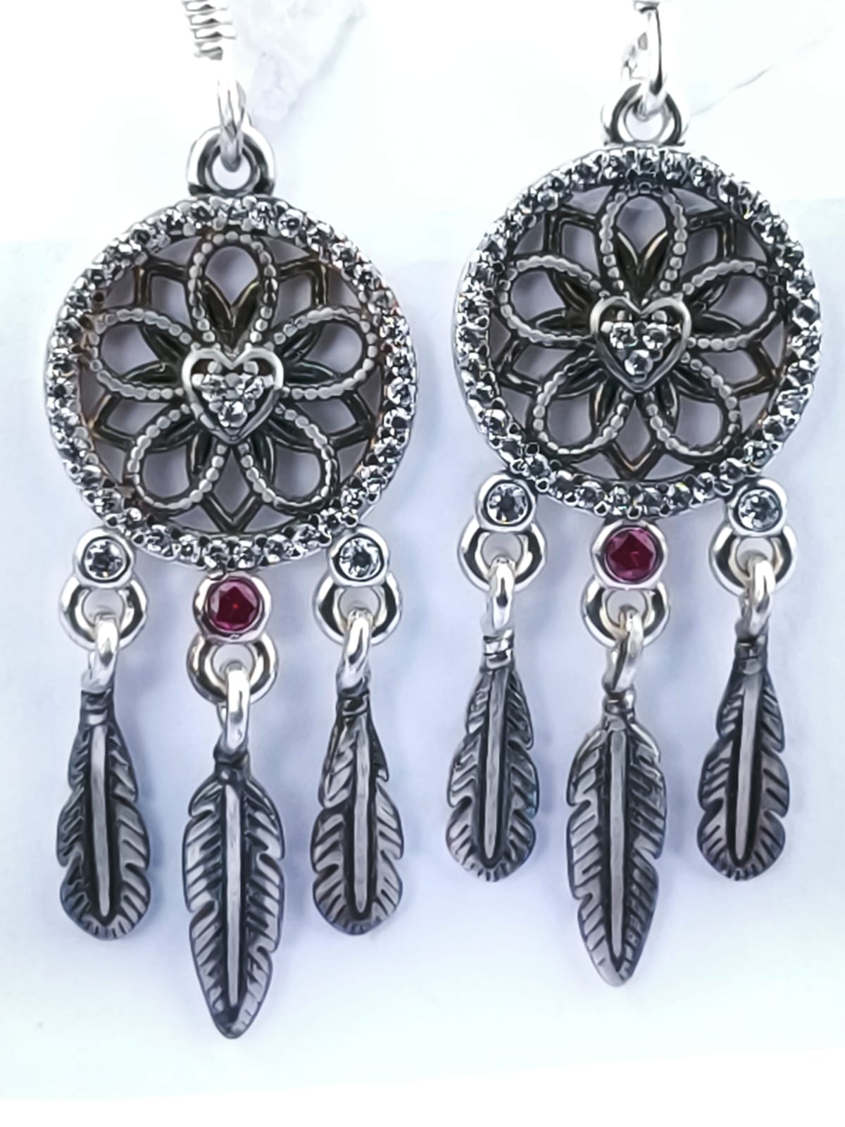 Aretes Mandala Roja