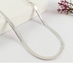 Cadena Plateada Grande – Plata 925