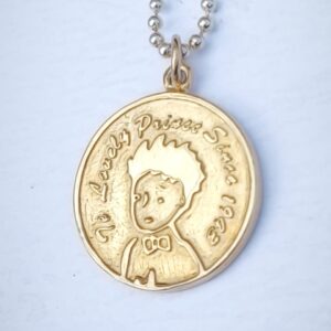 Collar - Principito con baño en Oro