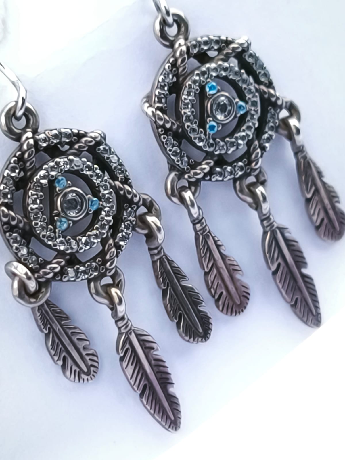 Aretes Mandala Azul - Image 3