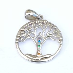 Dije Arbol de la vida + 7 Chackras