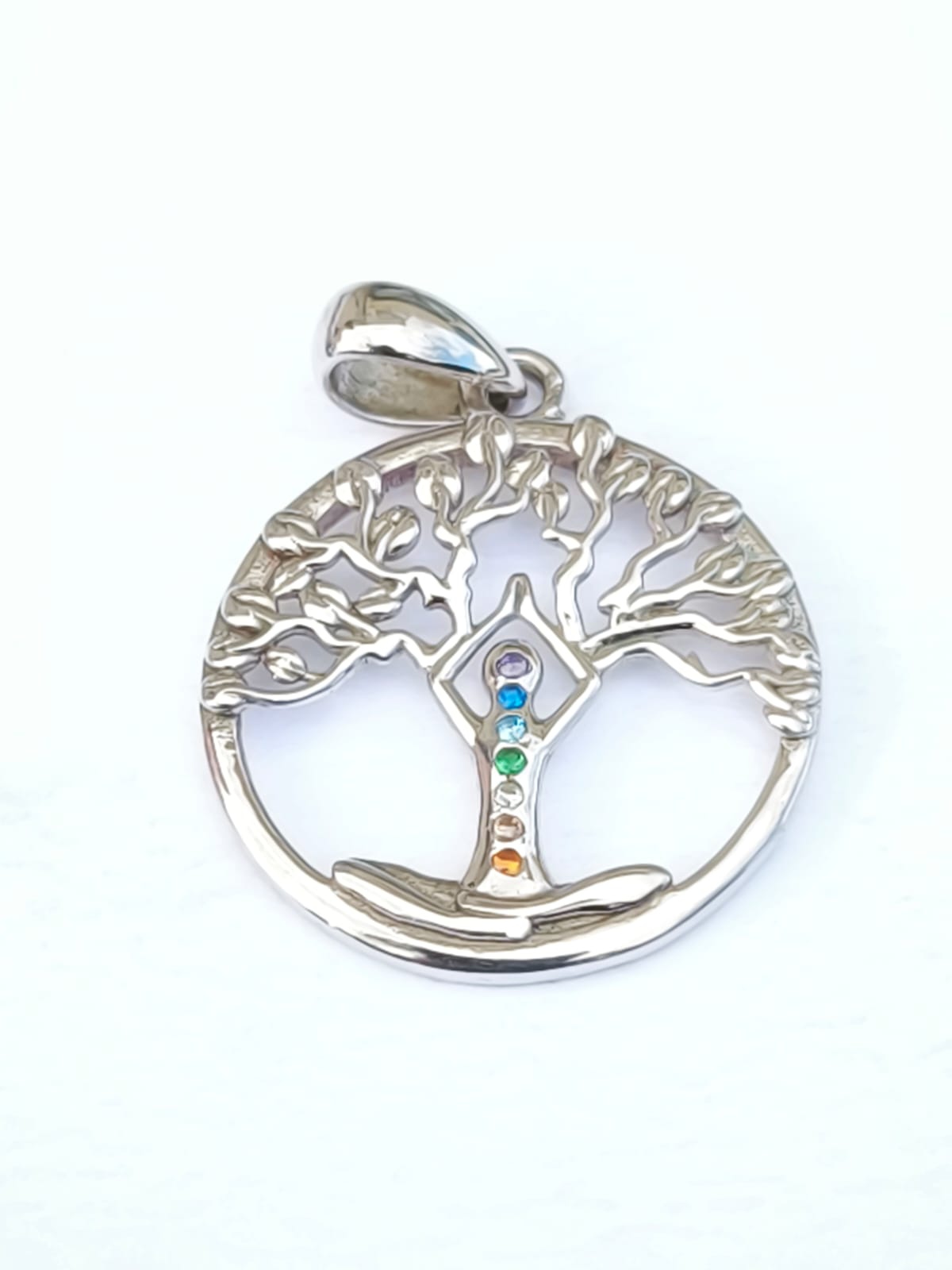 Dije Arbol de la vida + 7 Chackras